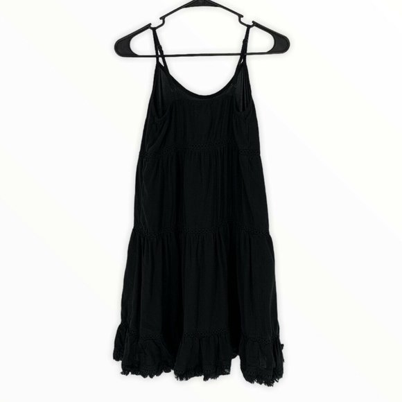 Mossimo Black Sleeveless Ruffle Babydoll Dress - Picture 5 of 8